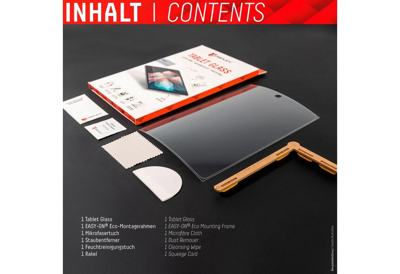 Displex »Tablet Glass iPad (7/8/9 Gen)/Air (3. Gen)« für iPad (7/8/9 Gen)/Air (3. Gen), Displayschutzfolie