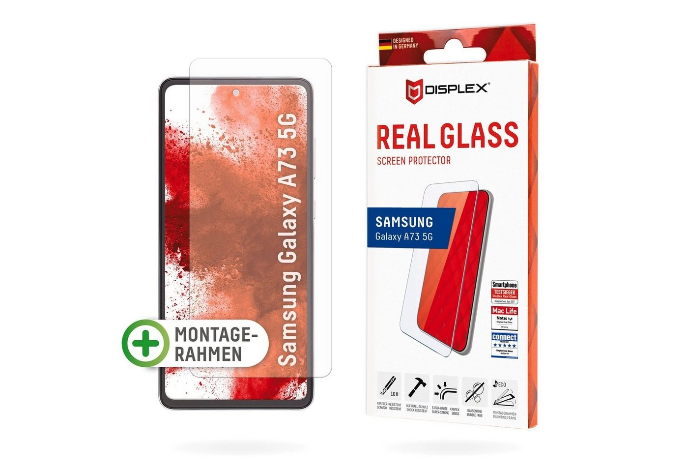 Displex »Real Glass - Samsung Galaxy A73 5G«, Displayschutzglas