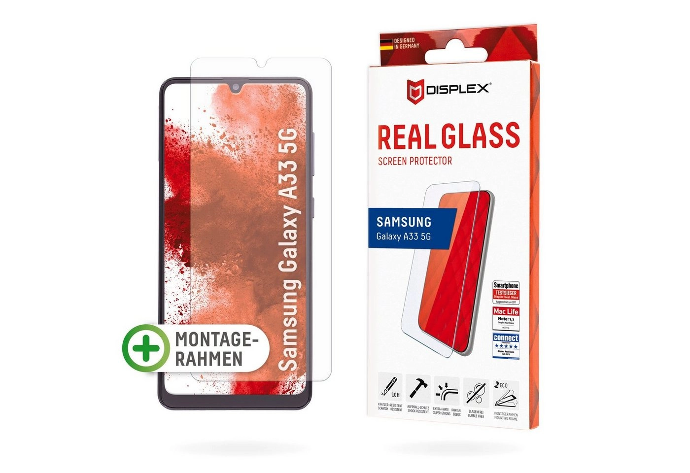 Displex »Real Glass - Samsung Galaxy A33 5G«, Displayschutzglas