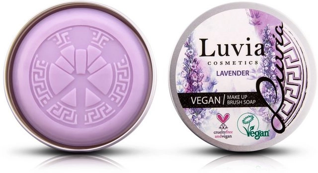 Luvia Cosmetics »Essential Brush Soap - Lavender« Pinselseife (vegan)