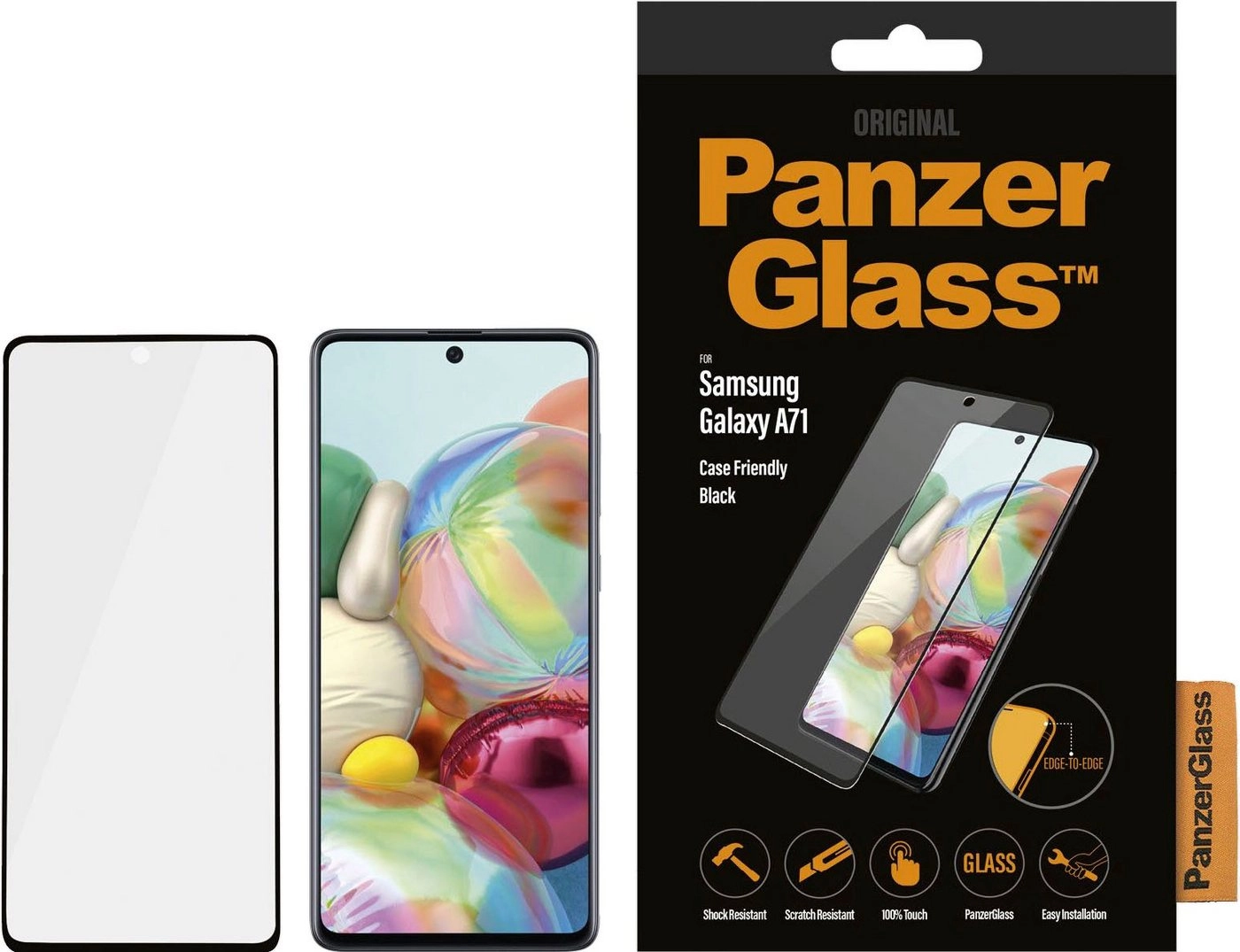 PanzerGlass »7212« für Galaxy A71, Displayschutzglas