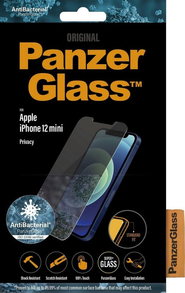 PanzerGlass »Displayschutz für iPhone 12 Mini« für iPhone 12 Mini, Displayschutzfolie