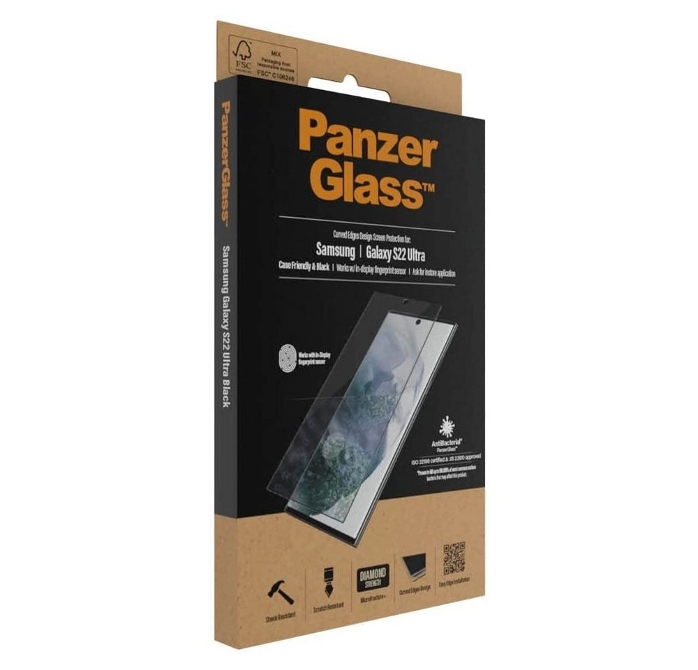 PanzerGlass »E2E Samsung Galaxy S22 Ultra Antibakteriel«, Displayschutzglas, 1 Stück