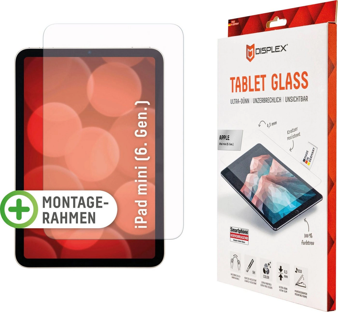 Displex »Tablet Glass iPad Pro 11 (1/2/3)/Air (4)«, Displayschutzglas, 1 Stück