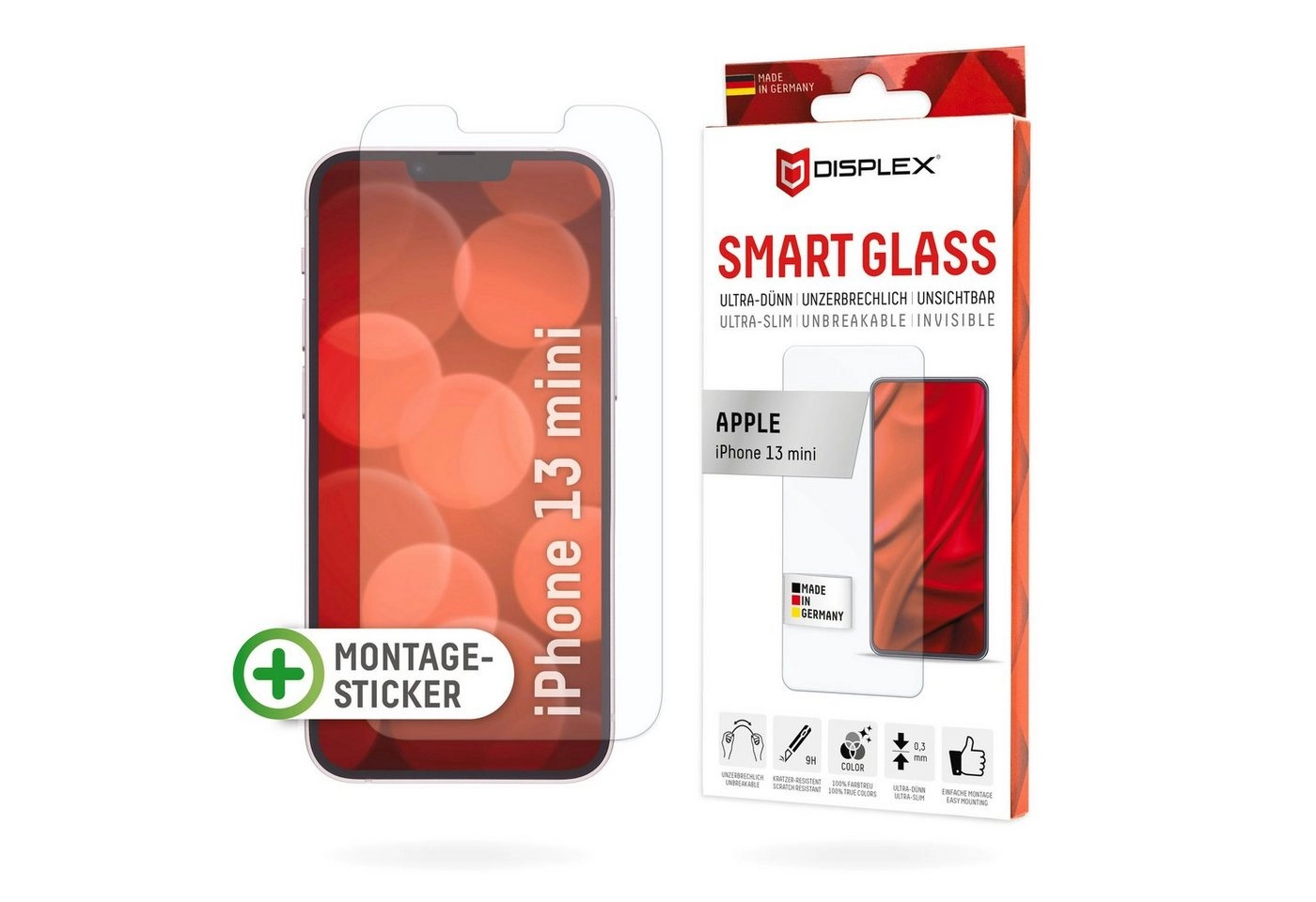 Displex »Smart Glass - Apple iPhone 13 mini«, Displayschutzglas
