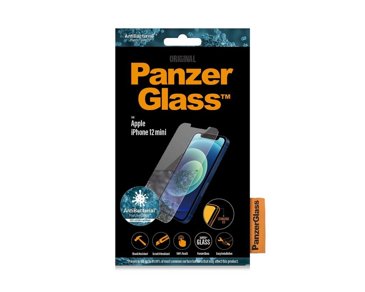 PanzerGlass »iPhone 12 Mini Antibakteriel Standard Fit« für Apple iPhone 12 Mini, Displayschutzglas