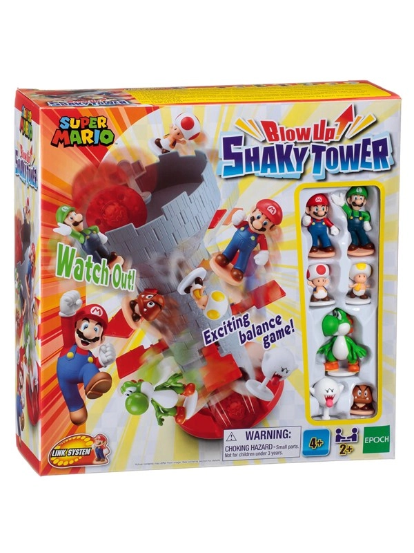 Super Mario Blow Up Shaky Tower Wackelturm für 2+ Spieler ab 4 Jahren