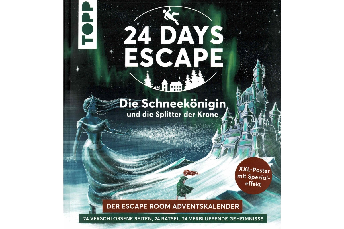 Topp Der Escape Room Adventskalender 24 Days Escape Die Schneekönigin Splitter der Krone