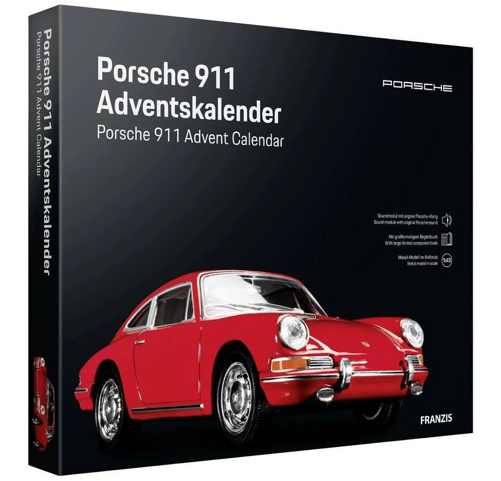 Franzis Adventskalender Porsche 911 rot