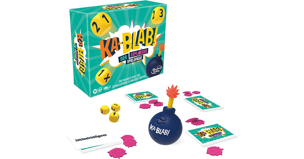 Hasbro Ka-Blab! Der explosive Spielspaß ab 10 Jahren für 2-4 Spieler