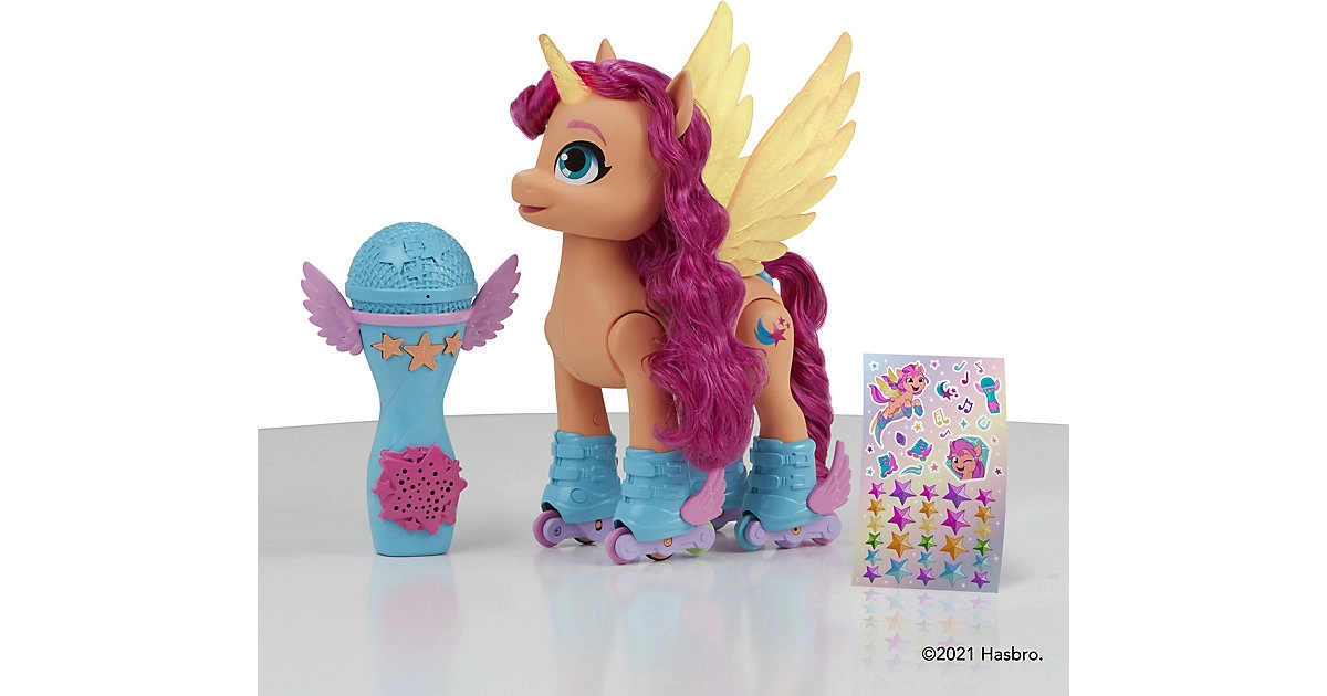 Hasbro My Little Pony Sing und Skatespaß Sunny Starscout