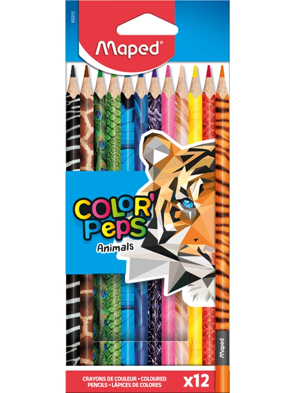 Maped Buntstifte Color Peps Animals dreikant 12er