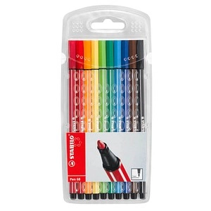 STABILO® Filzstifte Pen 68 10er Pack in Blister mit 10 verschiedenen Farben
