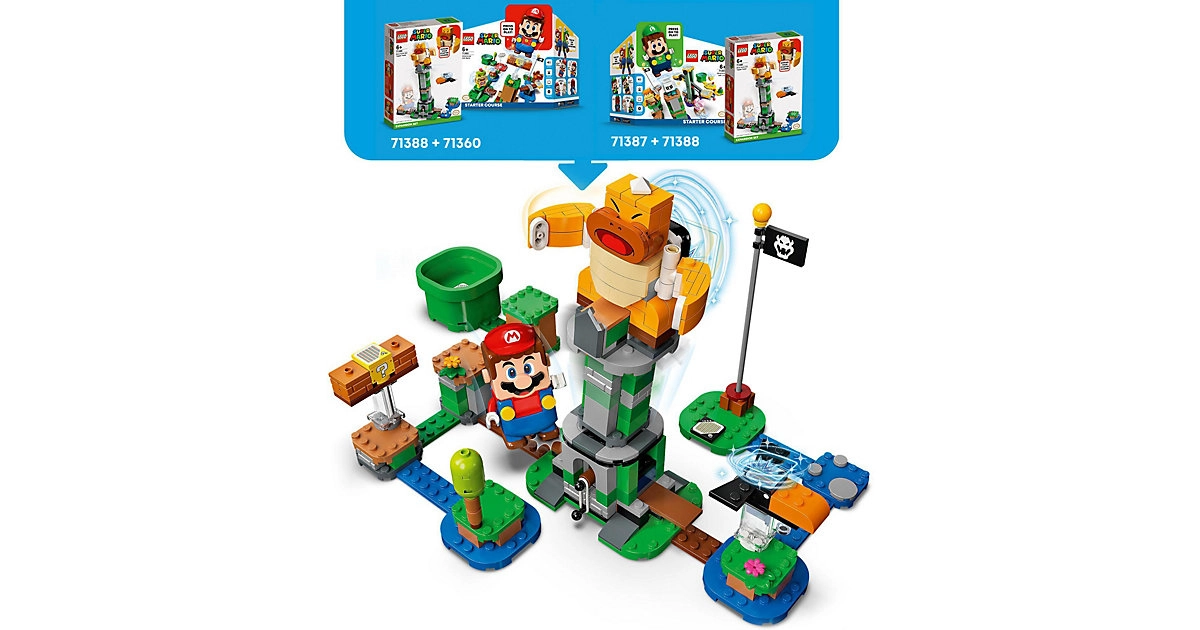 LEGO® Super Mario 71388 Kippturm mit Sumo-Bruder-Boss - Erweiterungsset