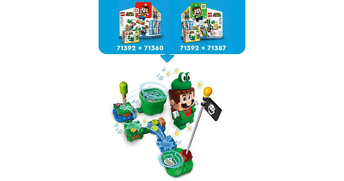 LEGO® Super Mario 71392 Frosch-Mario Anzug