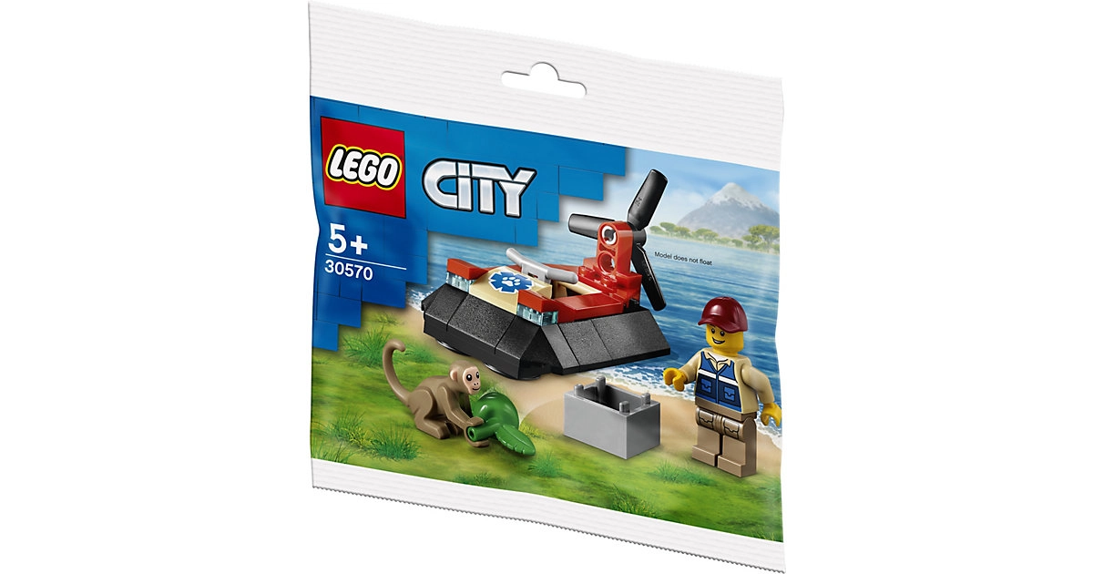 LEGO® Polybag 30570 Luftkissenboot für Tierrettung