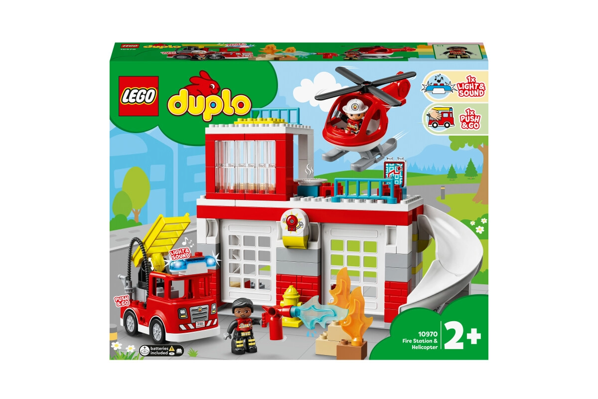 LEGO® 10970 Feuerwehrwache mit Hubschrauber