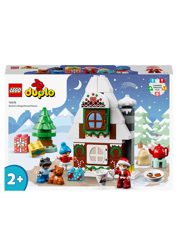 LEGO® DUPLO® Lebkuchenhaus mit Weihnachtsmann (10976); Bauspielzeug (50 Teile)