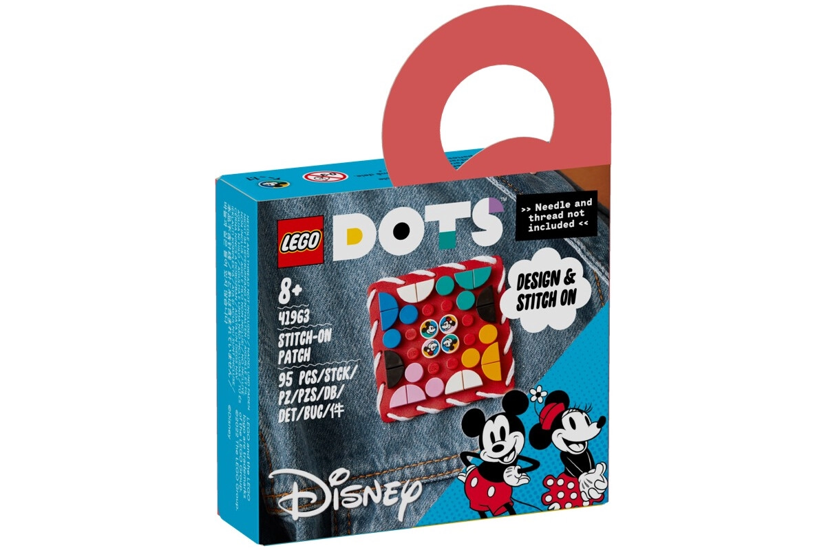 LEGO® DOTS ? Disney Micky und Minnie Kreativ-Aufnäher (41963); Accessoires zum Selbergestalten (95 Teile)