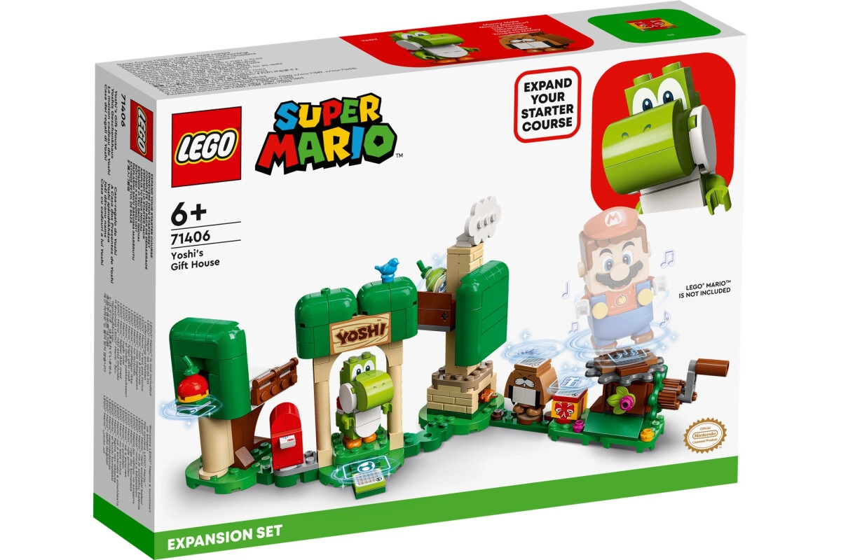 LEGO® Super Mario™: Yoshis Geschenkhaus – Erweiterungsset (71406); Bauset (246 Teile)