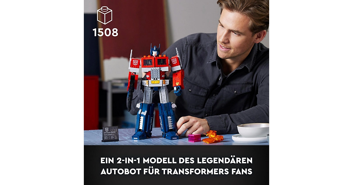 LEGO® Optimus Prime (10302); Bauset (1.508 Teile)