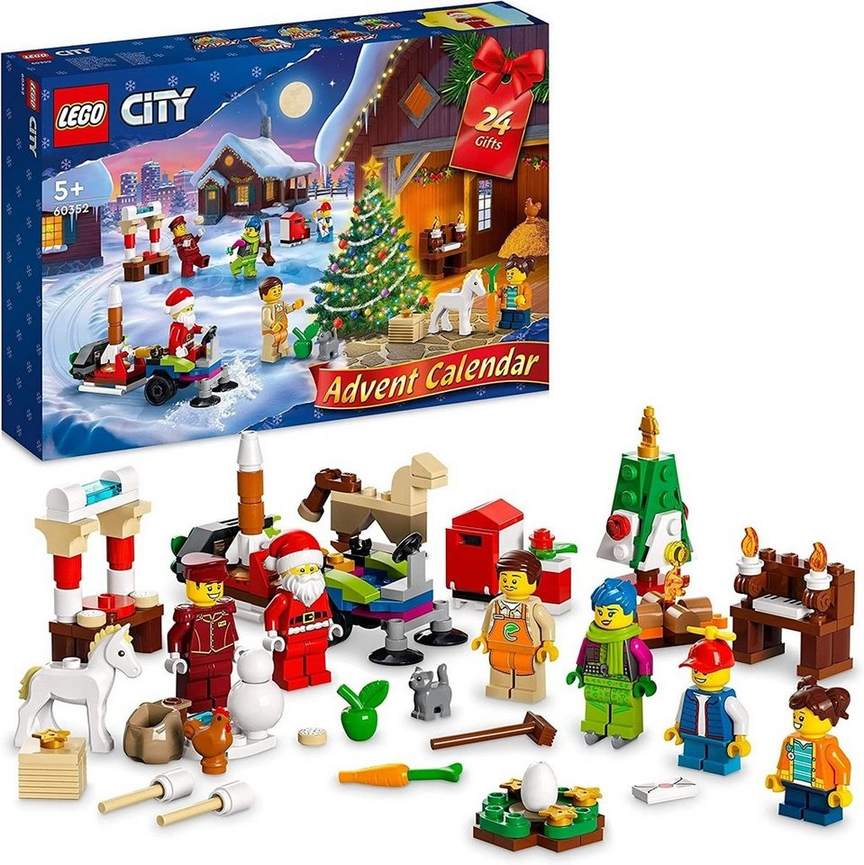 LEGO® City Adventskalender (60352); Bauset (287 Teile)