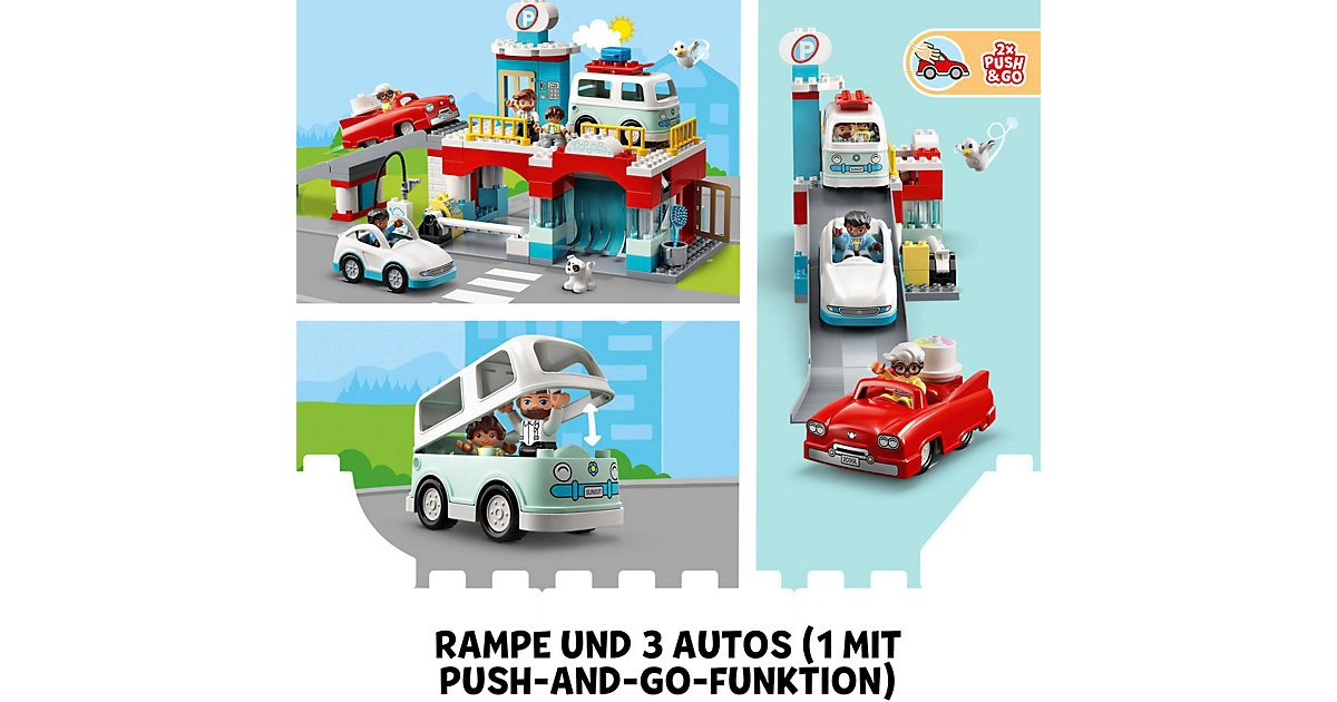 LEGO® DUPLO® 10948 Parkhaus mit Autowaschanlage