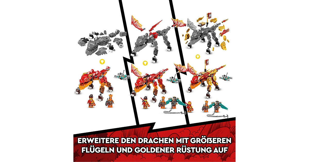 LEGO® 71762 Kais Feuerdrache EVO