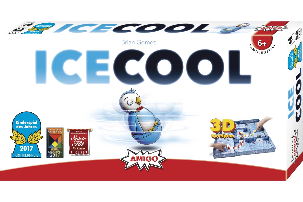 ICECOOL Familienspiel für 2-4 Spieler ab 6 Jahren
