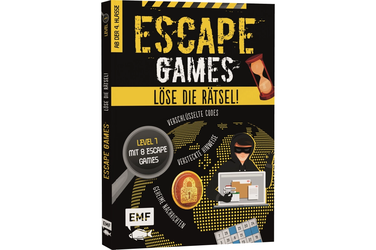 Escape Games Level 1 (gelb) Löse die Rätsel 8 Escape Games ab der 4. Klasse