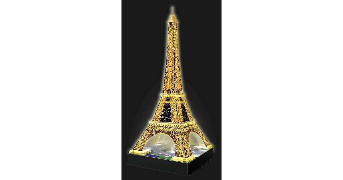 Eiffelturm bei Nacht 3D Puzzle ab 10 Jahren mit 216 Teilen