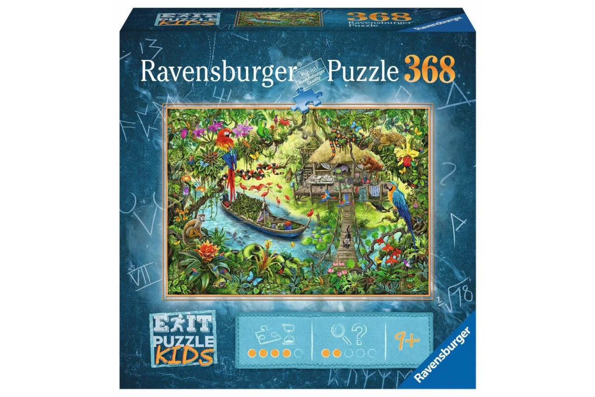 Ravensburger Exit Puzzle Kids Die Dschungelexpedition ab 9 Jahren