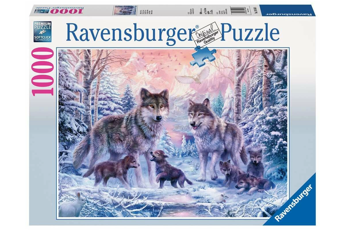 Ravensburger 1000 Teile Puzzle: Arktische Wölfe
