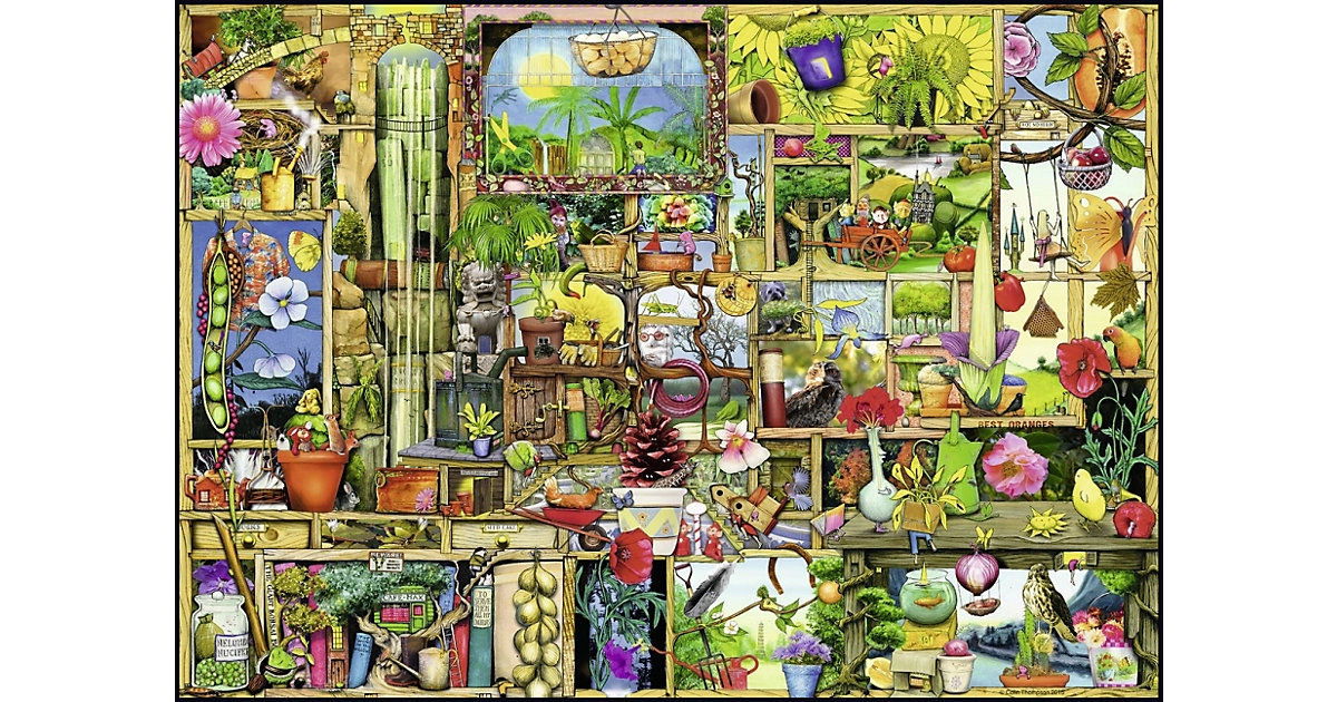 Ravensburger 1000 Teile Puzzle: Grandioses Gartenregal