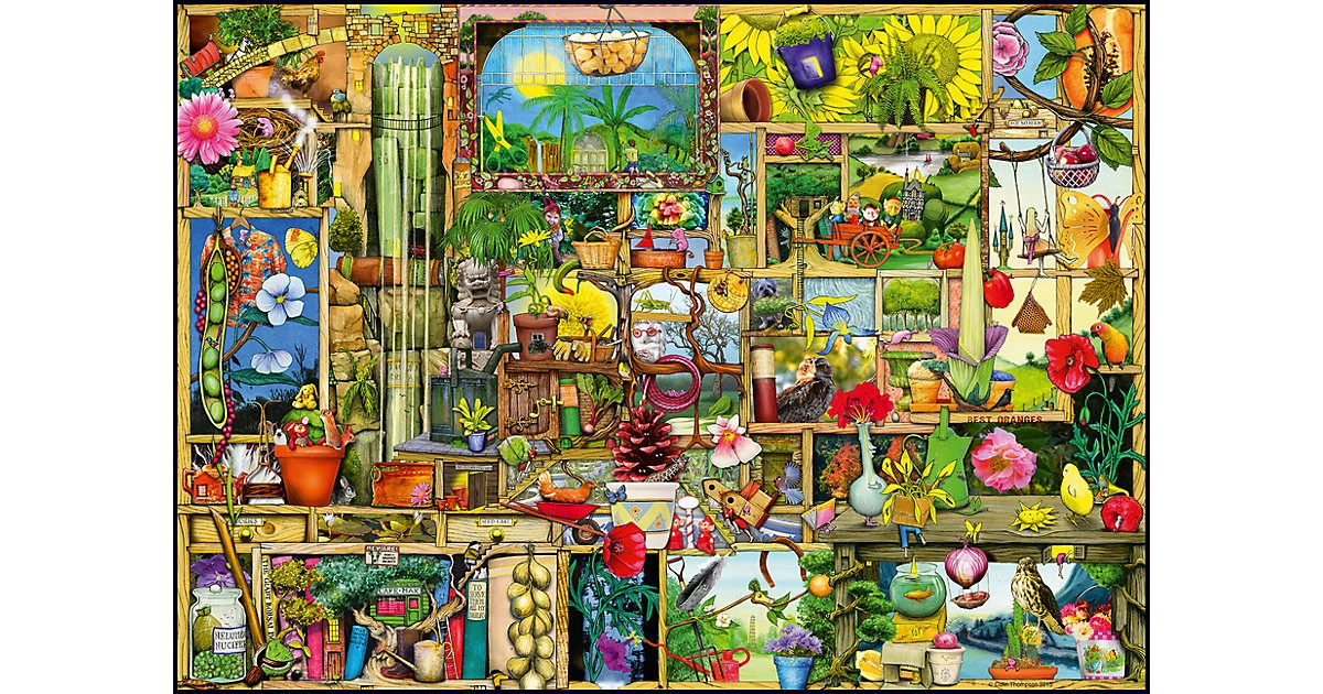 Ravensburger 1000 Teile Puzzle: Grandioses Gartenregal