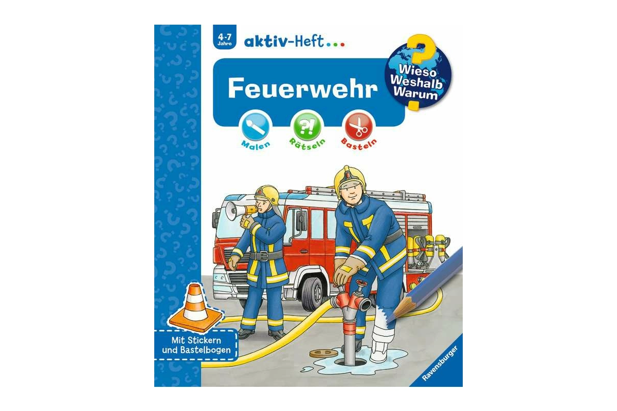 Ravensburger 32691 WWW aktiv-Heft Feuerwehr