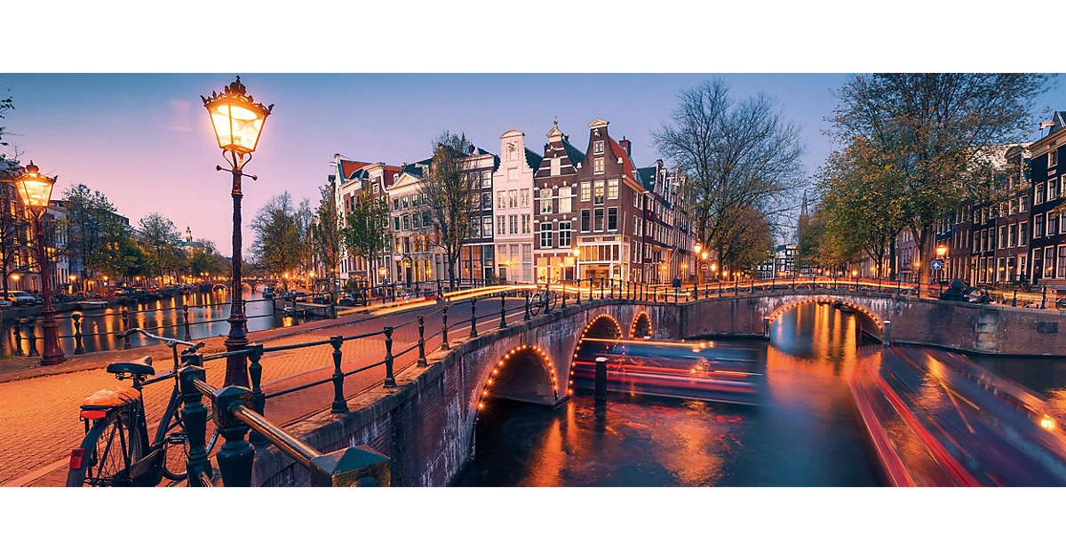 Ravensburger 1000 Teile Puzzle: Abend in Amsterdam