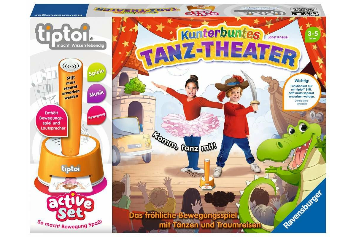 tiptoi ACTIVE Set Kunterbuntes Tanz-Theater ab 1-6 Jahren