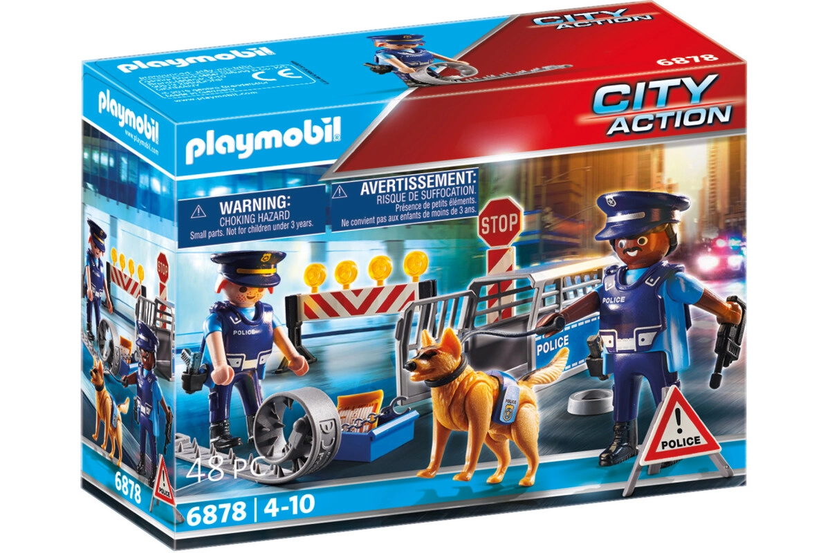PLAYMOBIL® 6878 Polizei-Straßensperre