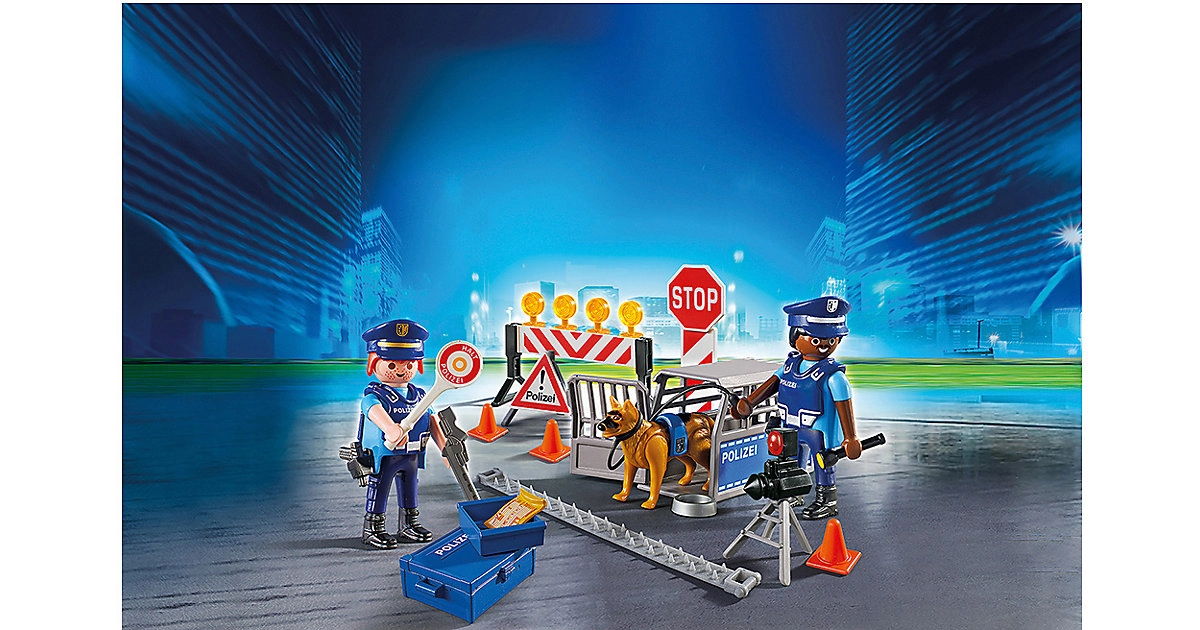 PLAYMOBIL® 6878 Polizei-Straßensperre