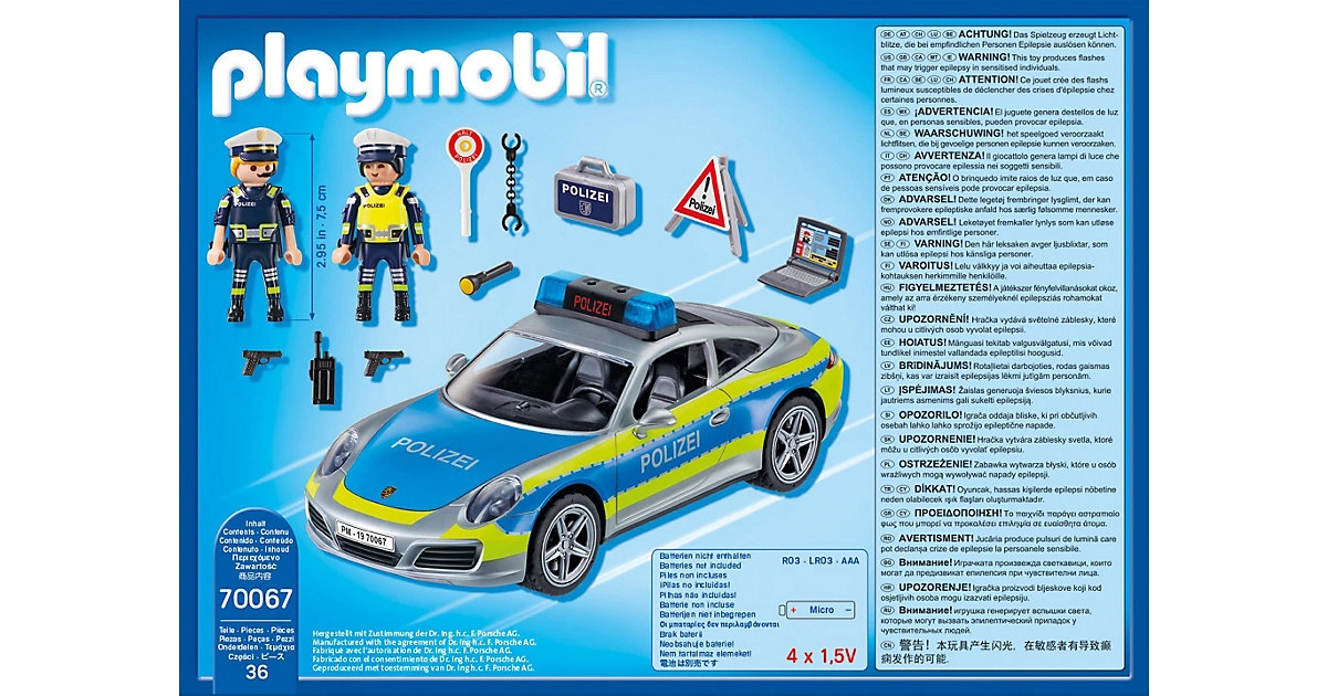 PLAYMOBIL® 70067 Porsche 911 Carrera 4S Polizei