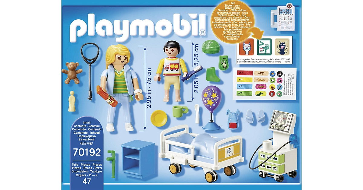 PLAYMOBIL® 70192 Kinderkrankenzimmer