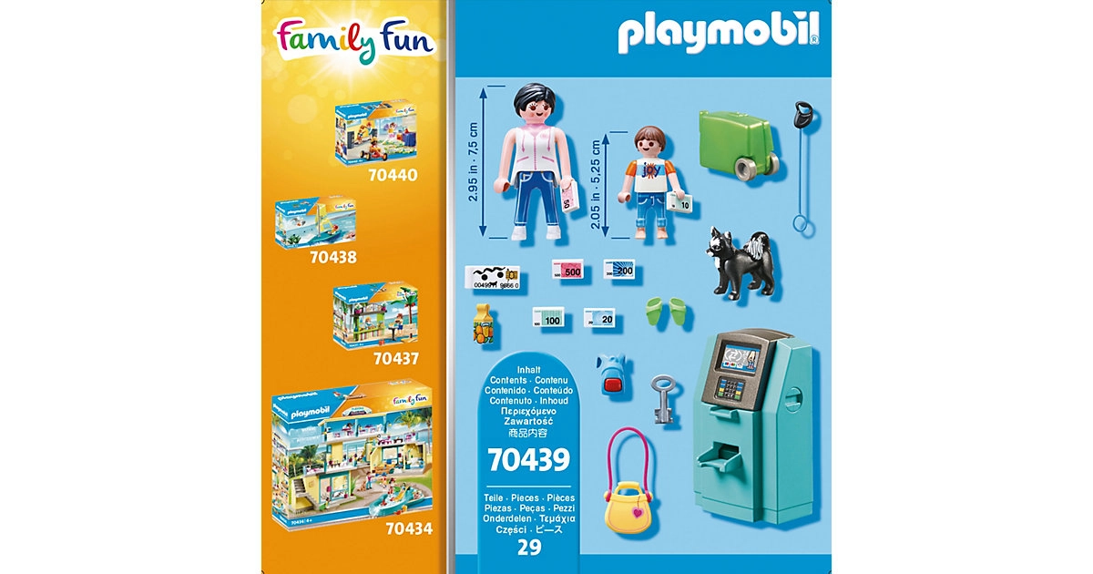 PLAYMOBIL® 70439 Family Fun Urlauber mit Geldautomat