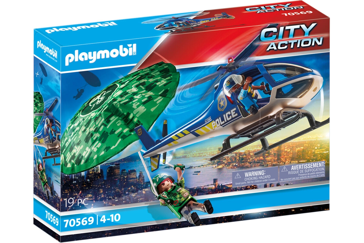 PLAYMOBIL® 70569 Polizei-Hubschrauber: Fallschirm-Verfolgung