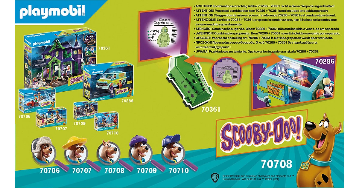 PLAYMOBIL® 70708 SCOOBY-DOO! Abenteuer mit Ghost of Captain Cutler