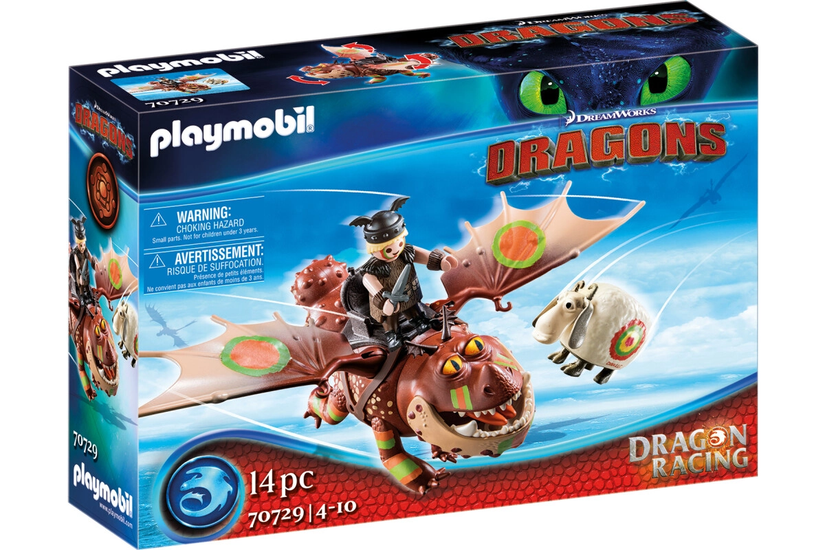PLAYMOBIL® 70729 Dragon Racing: Fischbein und Fleischklops