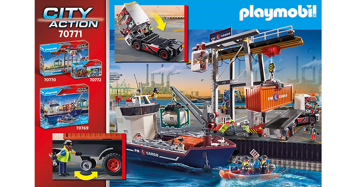 PLAYMOBIL® 70771 LKW mit Anhänger