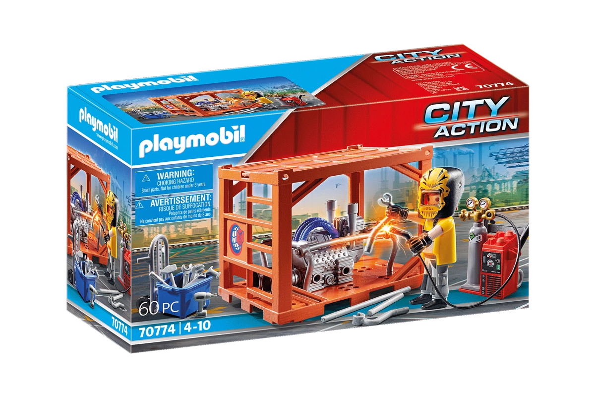 PLAYMOBIL® 70774 Containerfertigung