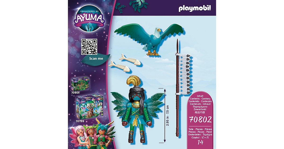 PLAYMOBIL® Adventures of Ayuma 70802 Knight Fairy mit Seelentier