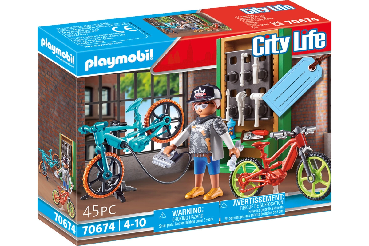 PLAYMOBIL® 70674 Geschenkset E-Bike-Werkstatt